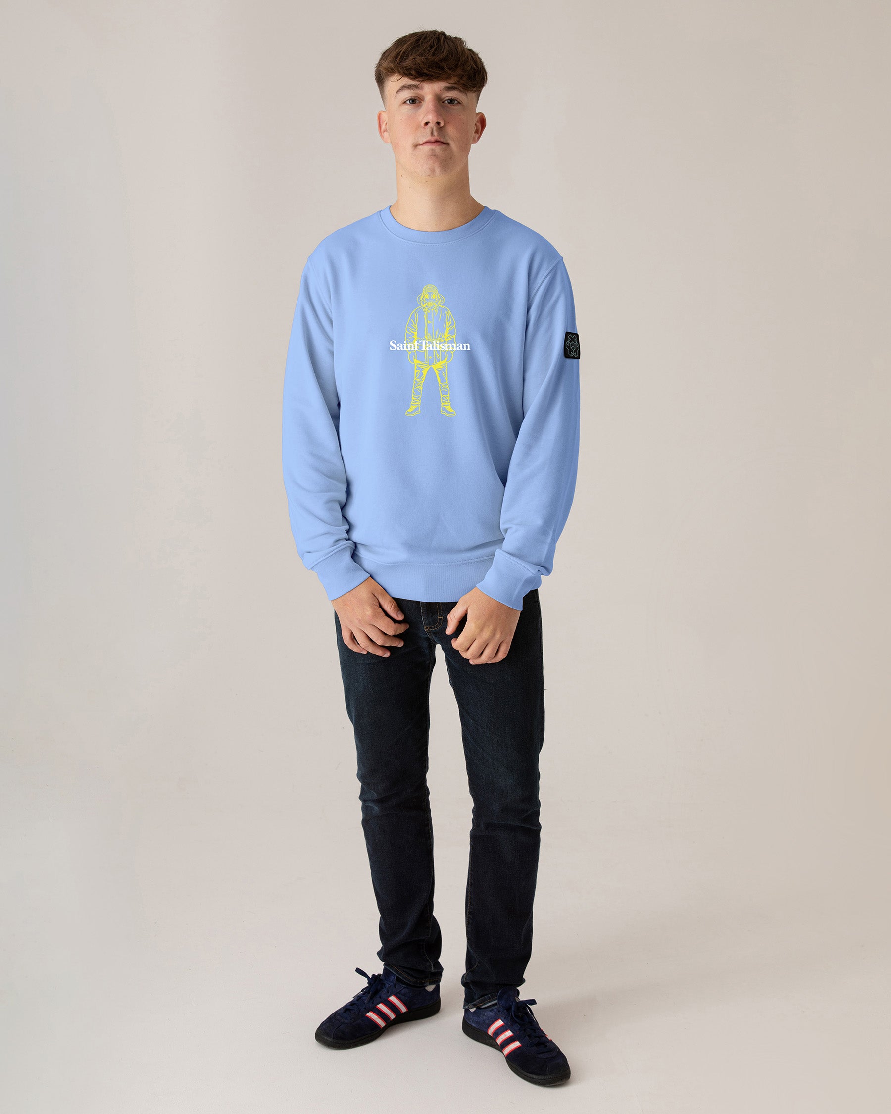 Alpine Gasman Sweatshirt Sky Blue