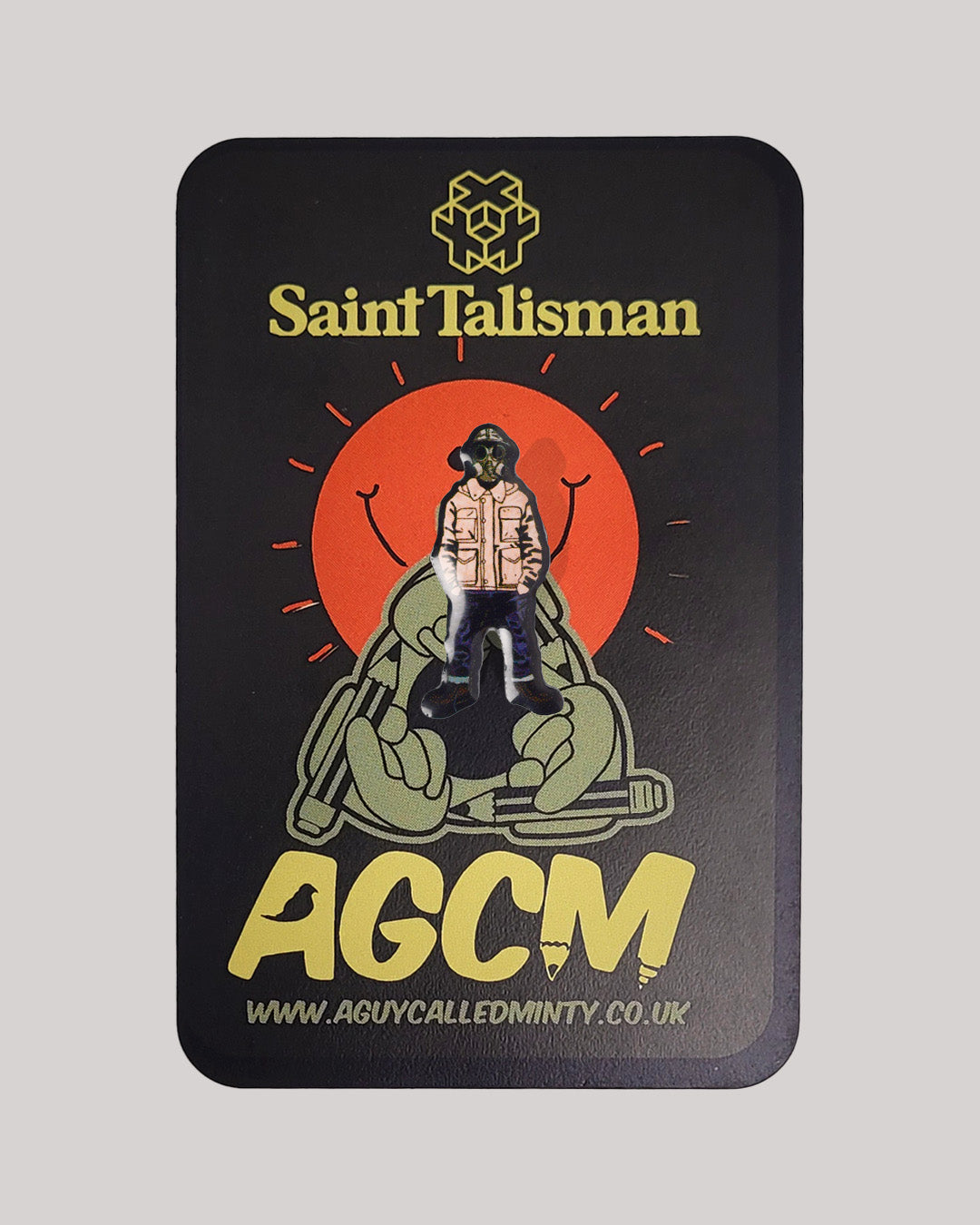 ST x Minty &#39;Urban Gasman&#39; Pin Badge