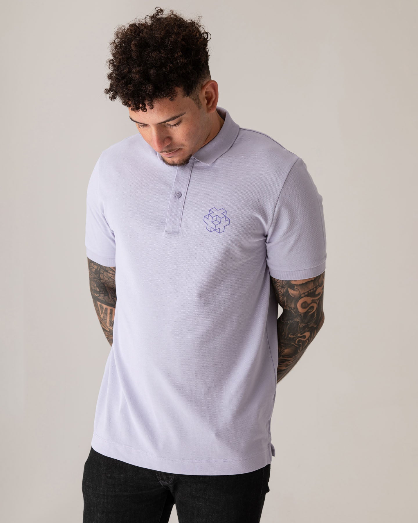 ST Pique Polo Shirt - Lilac
