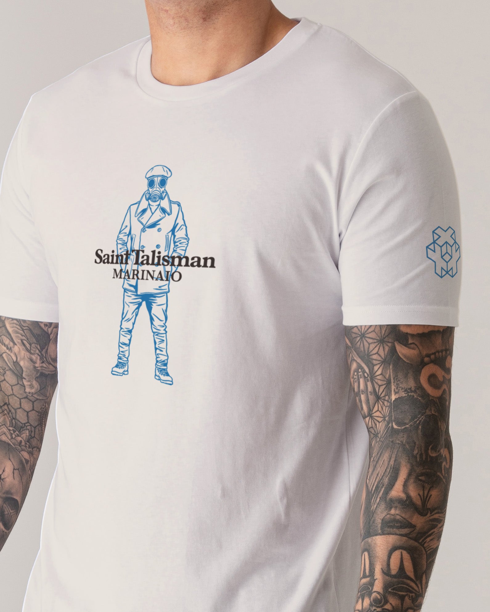 Marinaio Gasman T Shirt Vintage White Saint Talisman